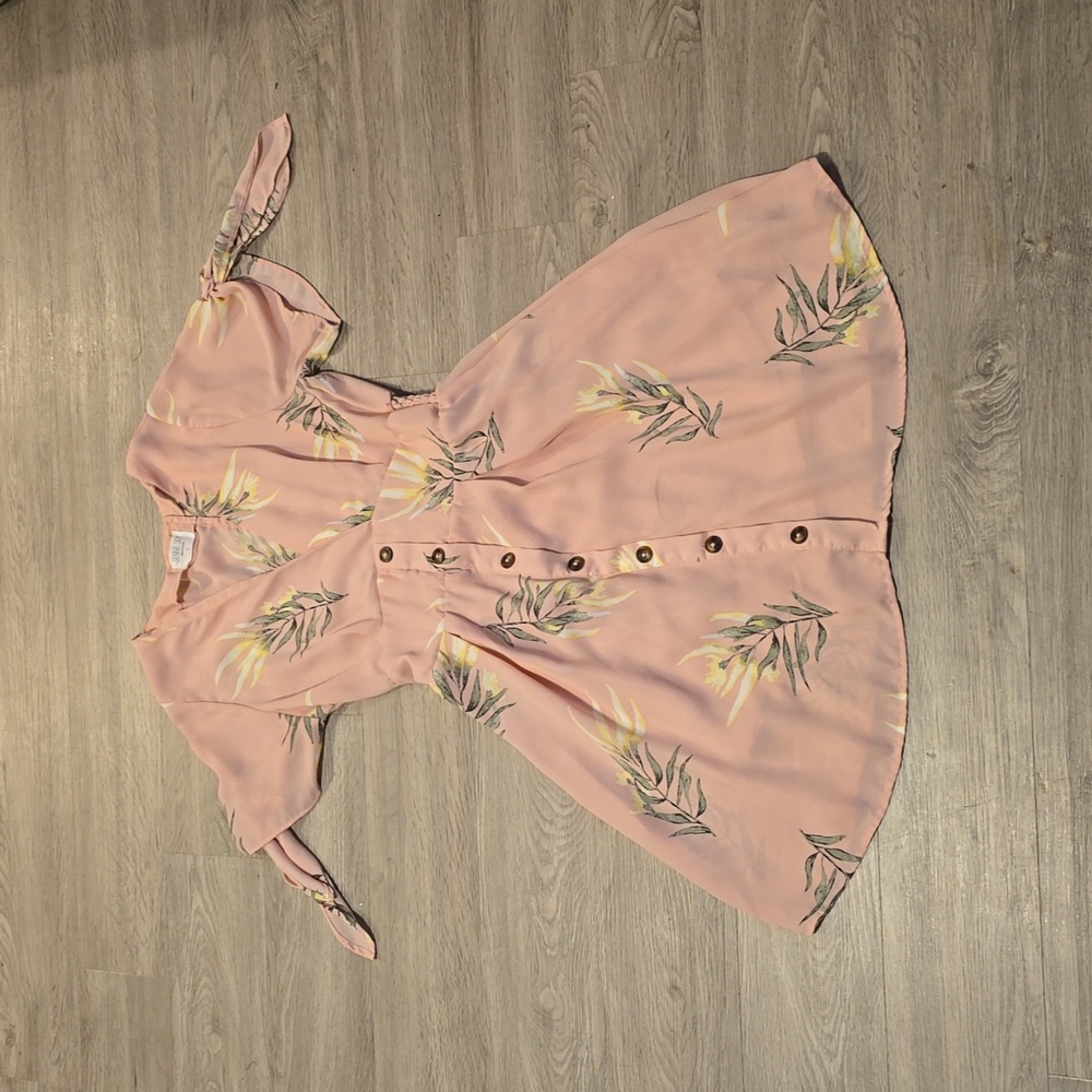 Sienna Sky Pink Floral Mini Dress